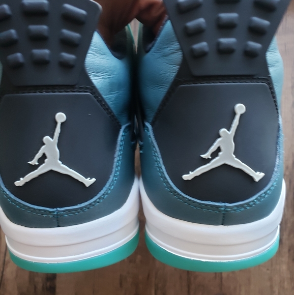 RARE 2014 Nike Air Jordan 4 Retro 'Teal' (30th Anniversary Edition) - Picture 4 of 8